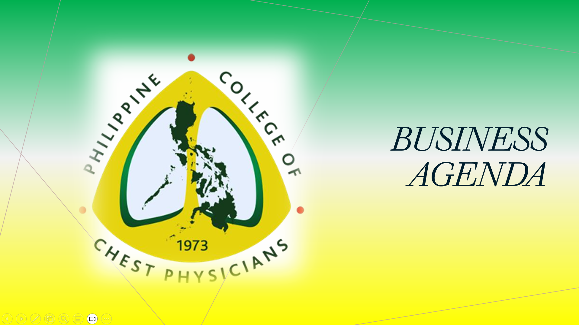 PCCP Business Meeting 2025 AGENDA