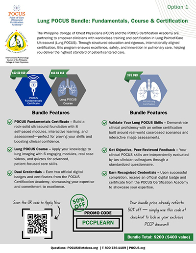 Lung POCUS Bundle: Fundamentals, Course & Certification