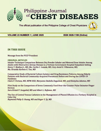 Philippine Journal of Chest Diseases June 2025