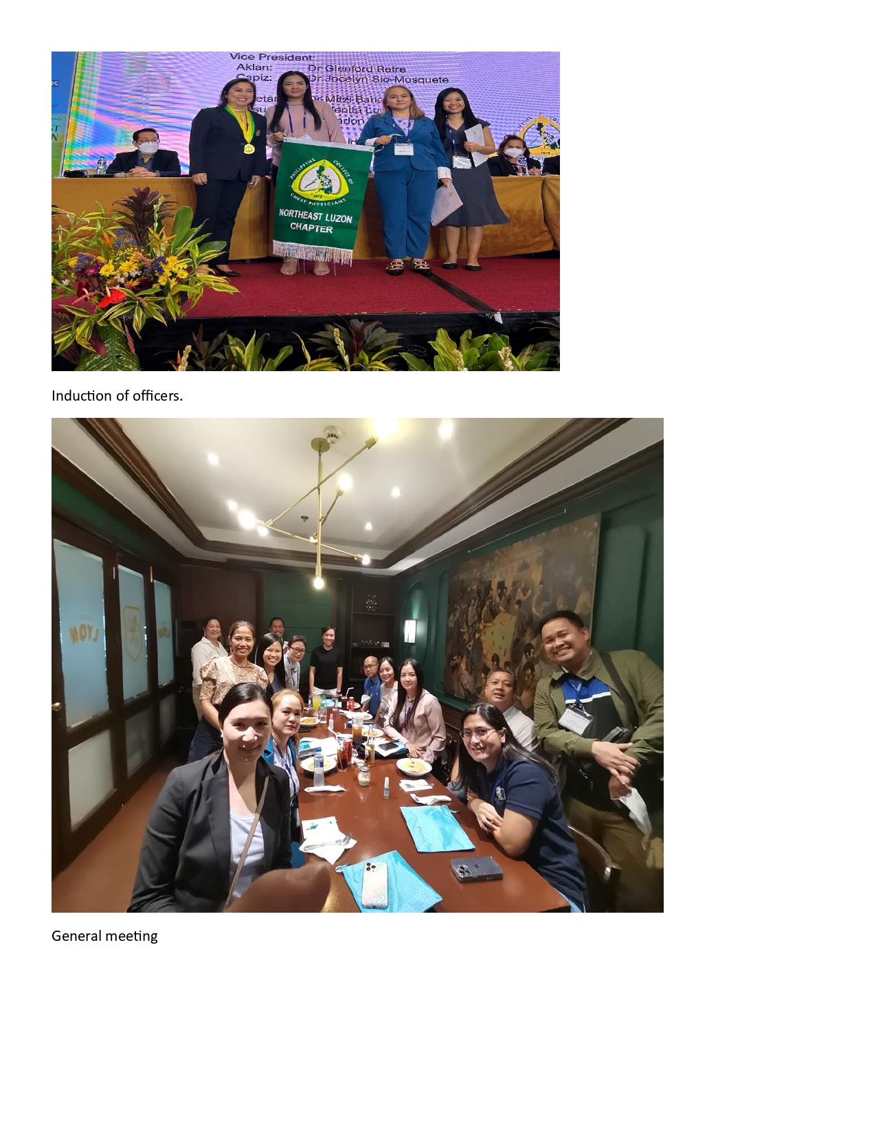 North Eastern Luzon Chapter 2023